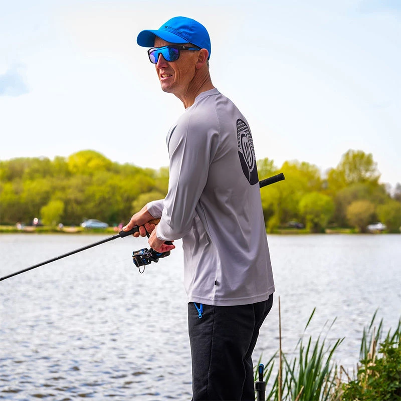 Preston Innovations Grey Performance Sun Shirt UPF-40